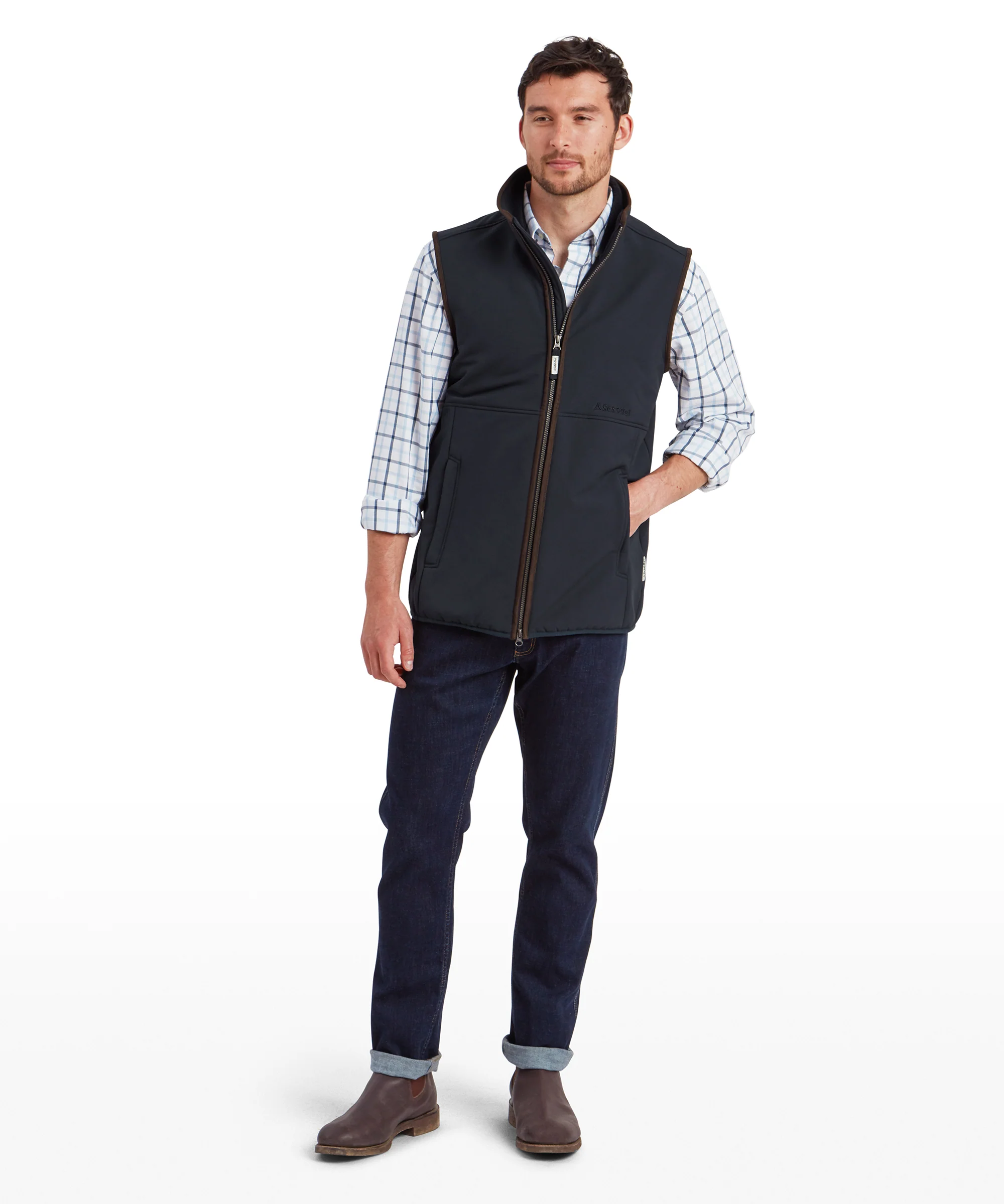 Belton Gilet - Navy - Image 3