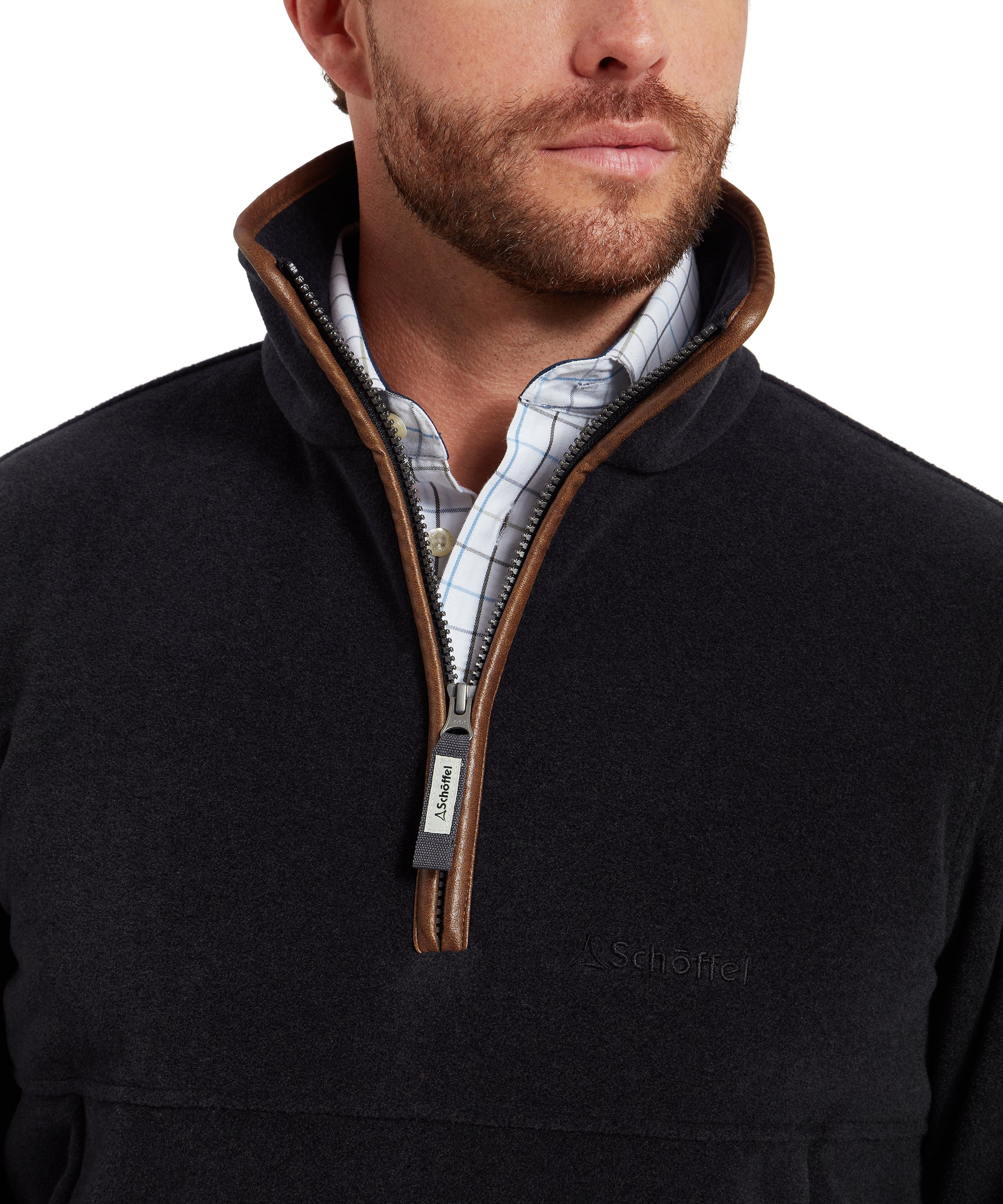 Berkeley Quarter Zip Fleece - Gunmetal - Image 6