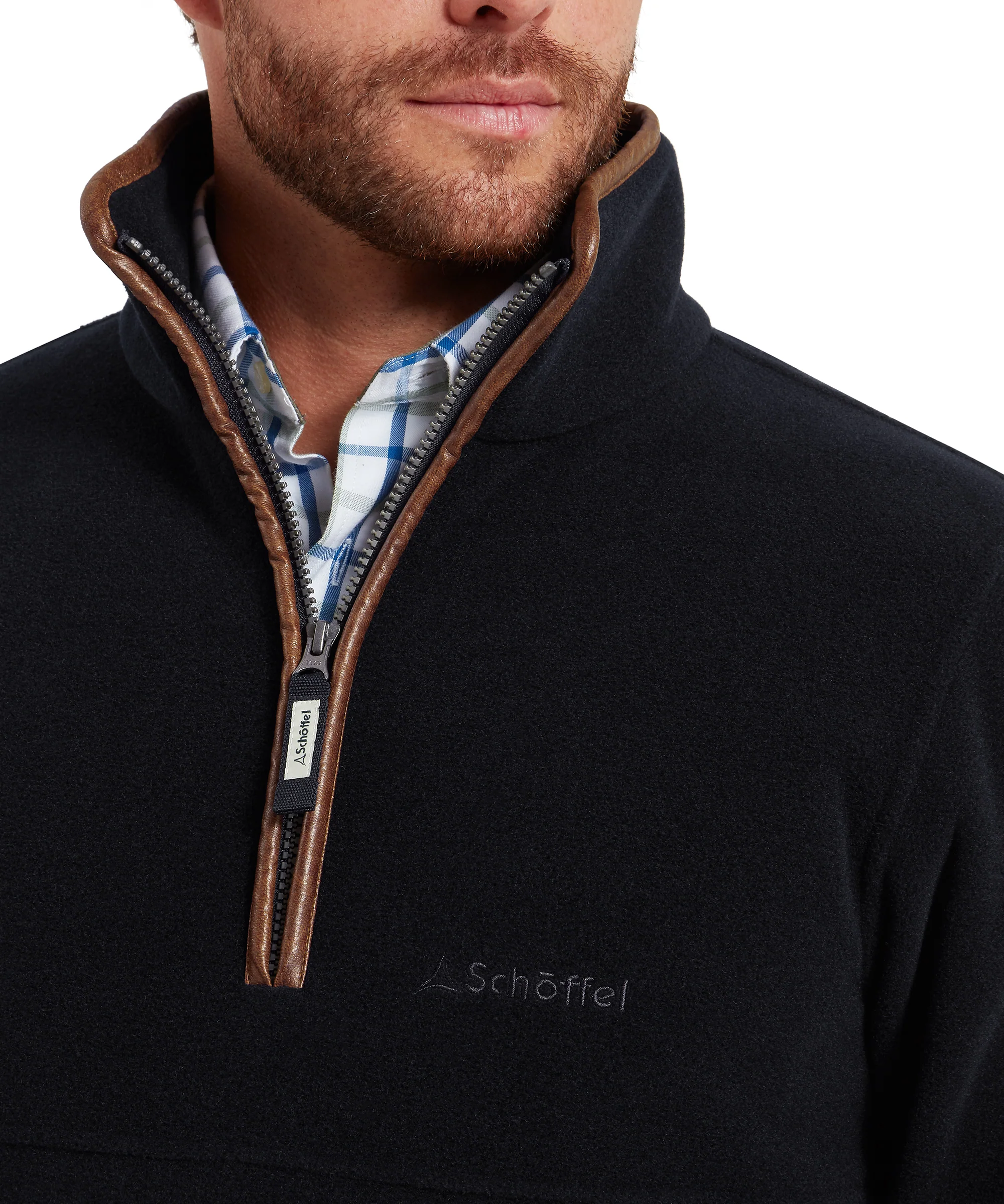 Berkeley Quarter Zip Fleece - Navy - Image 6
