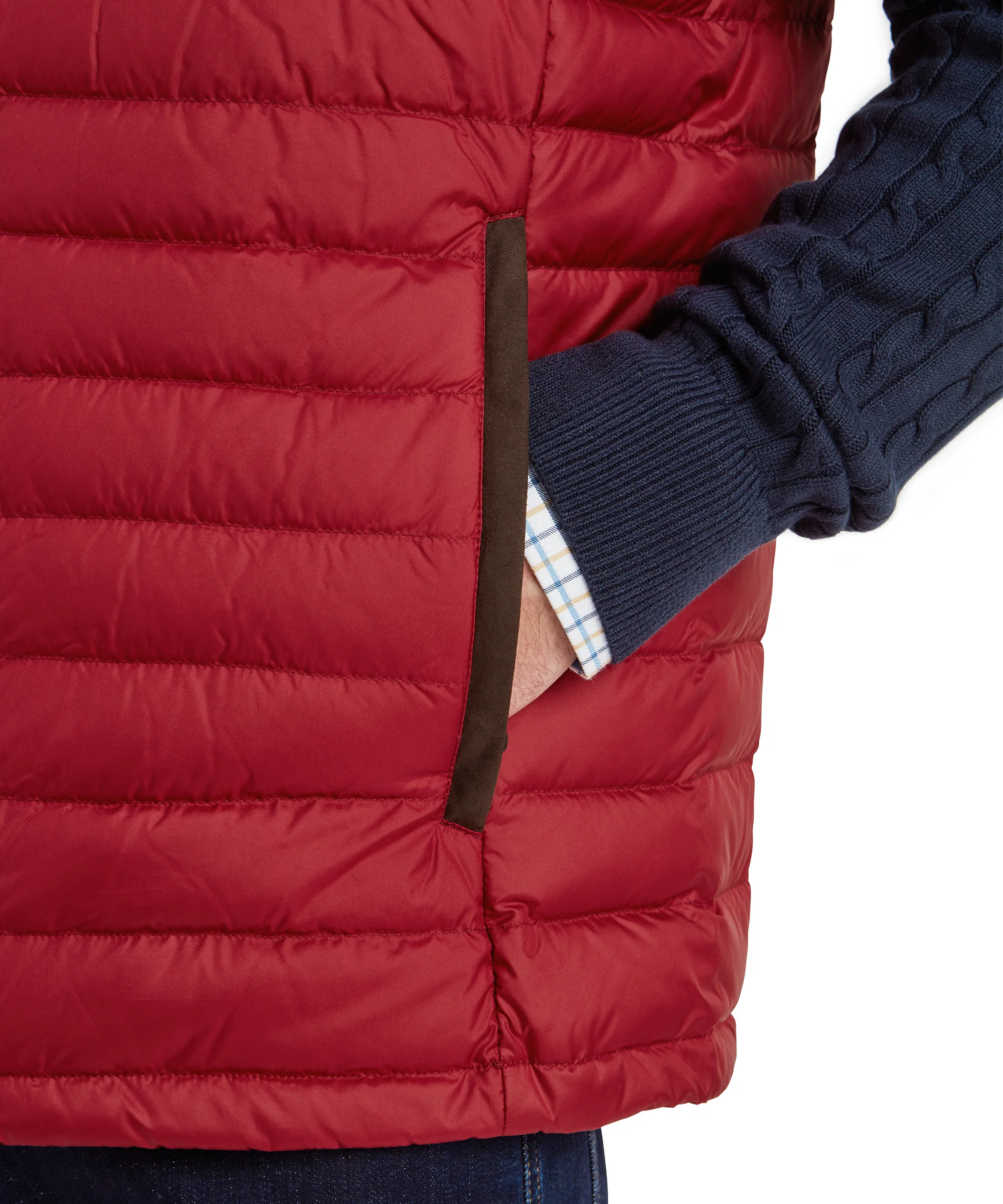 Bowden Down Gilet - Chilli - Image 7