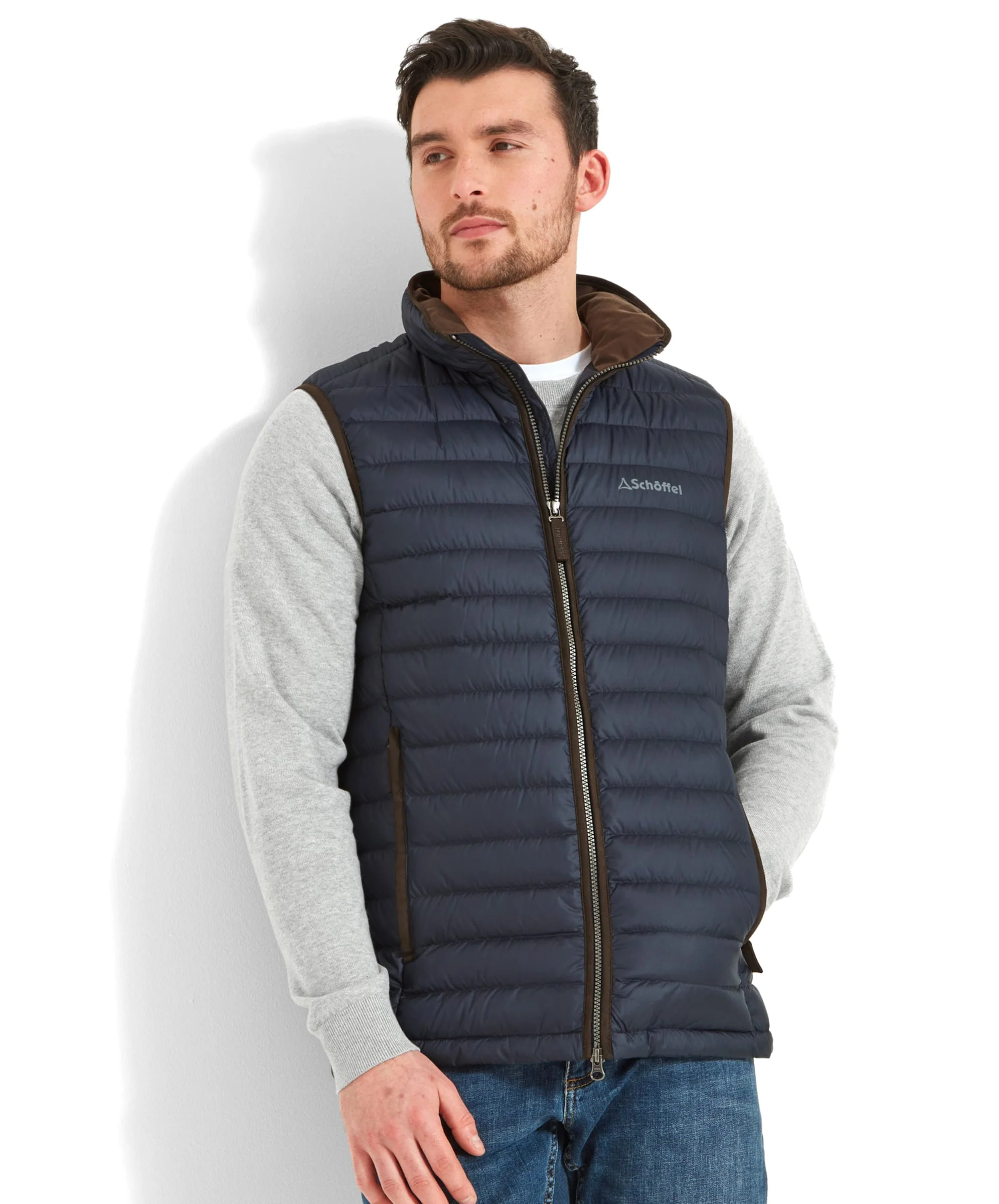 Bowden Down Gilet - True Navy - Image 5