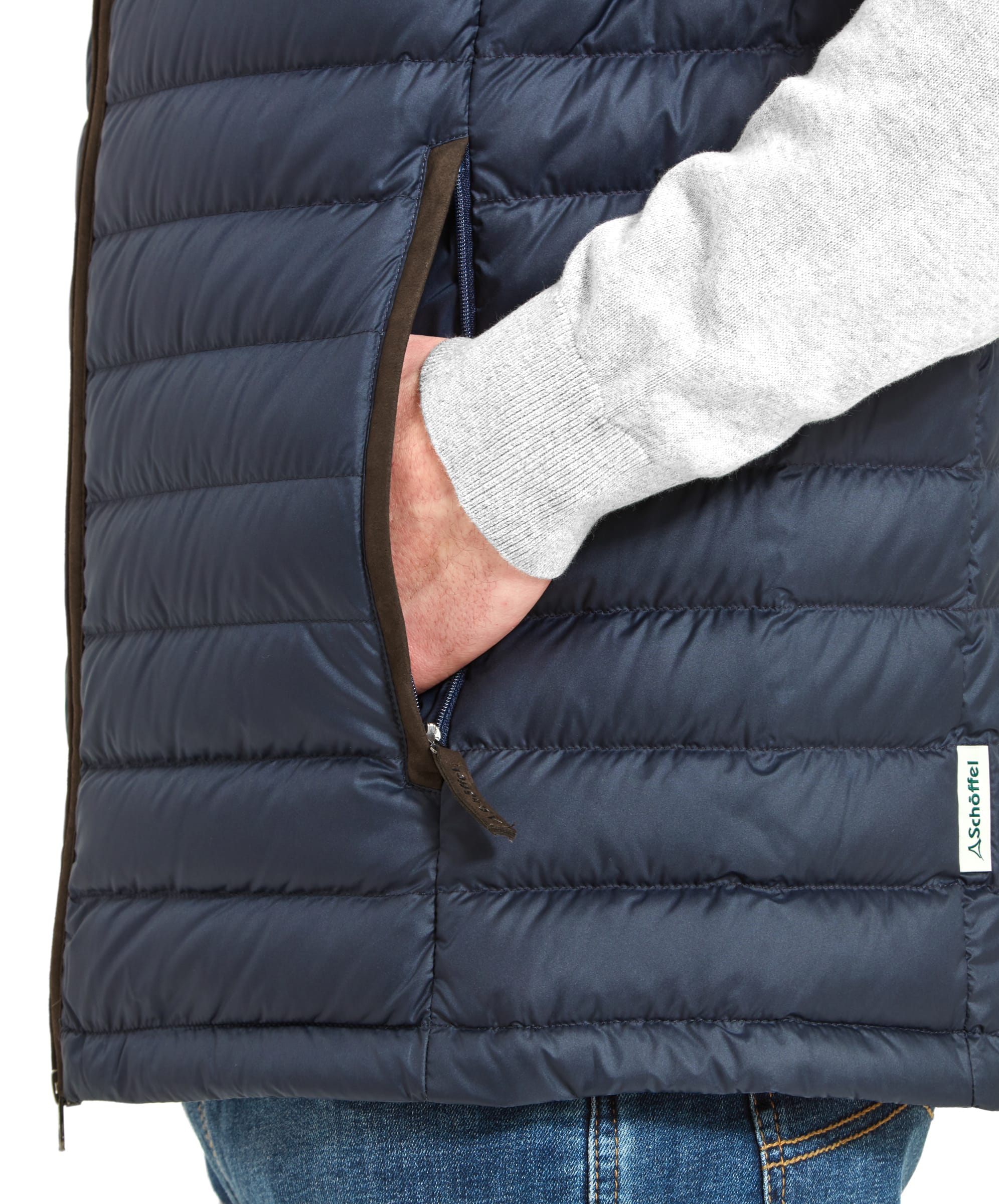 Bowden Down Gilet - True Navy - Image 6