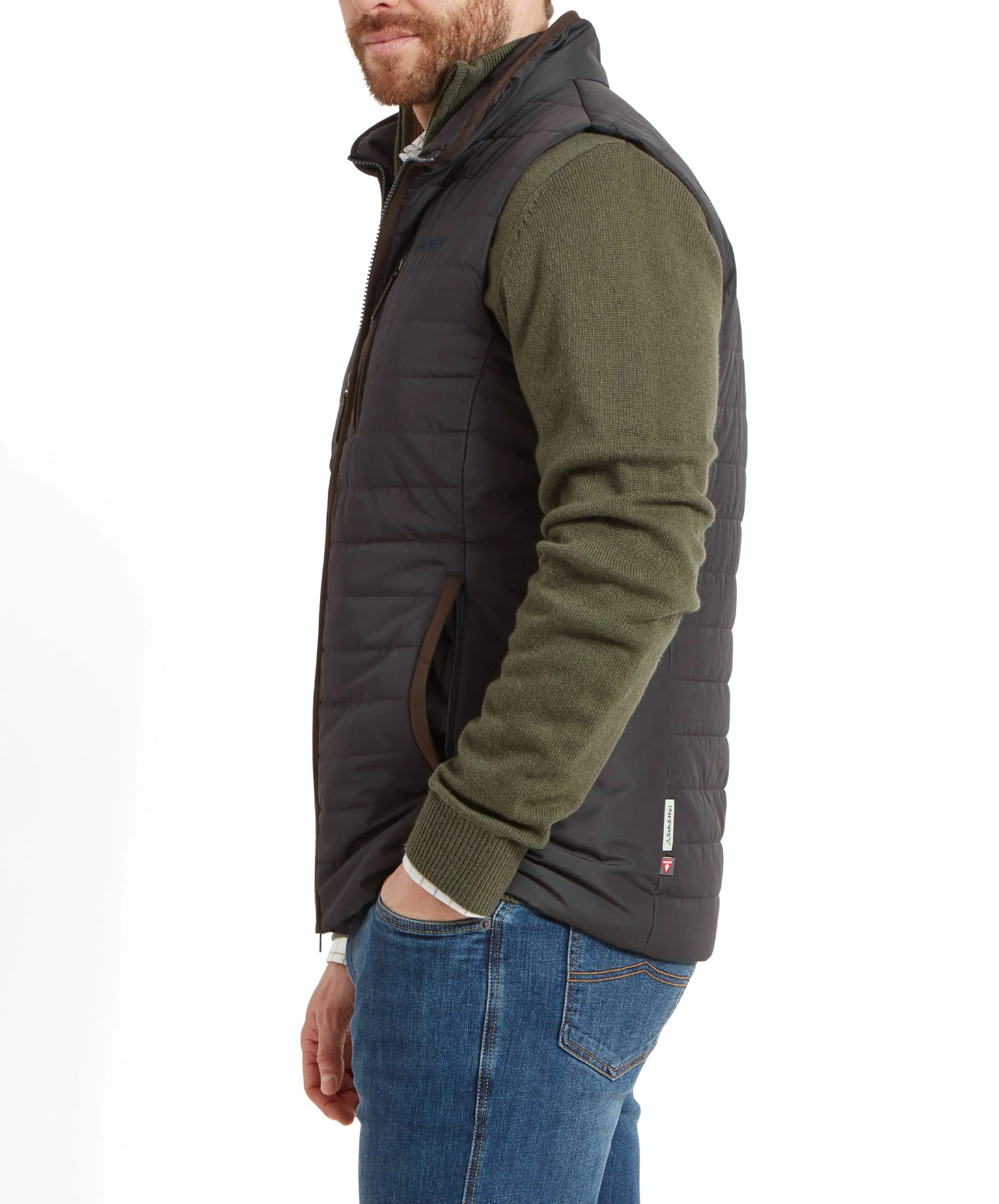 Brora Gilet - Charcoal - Image 4