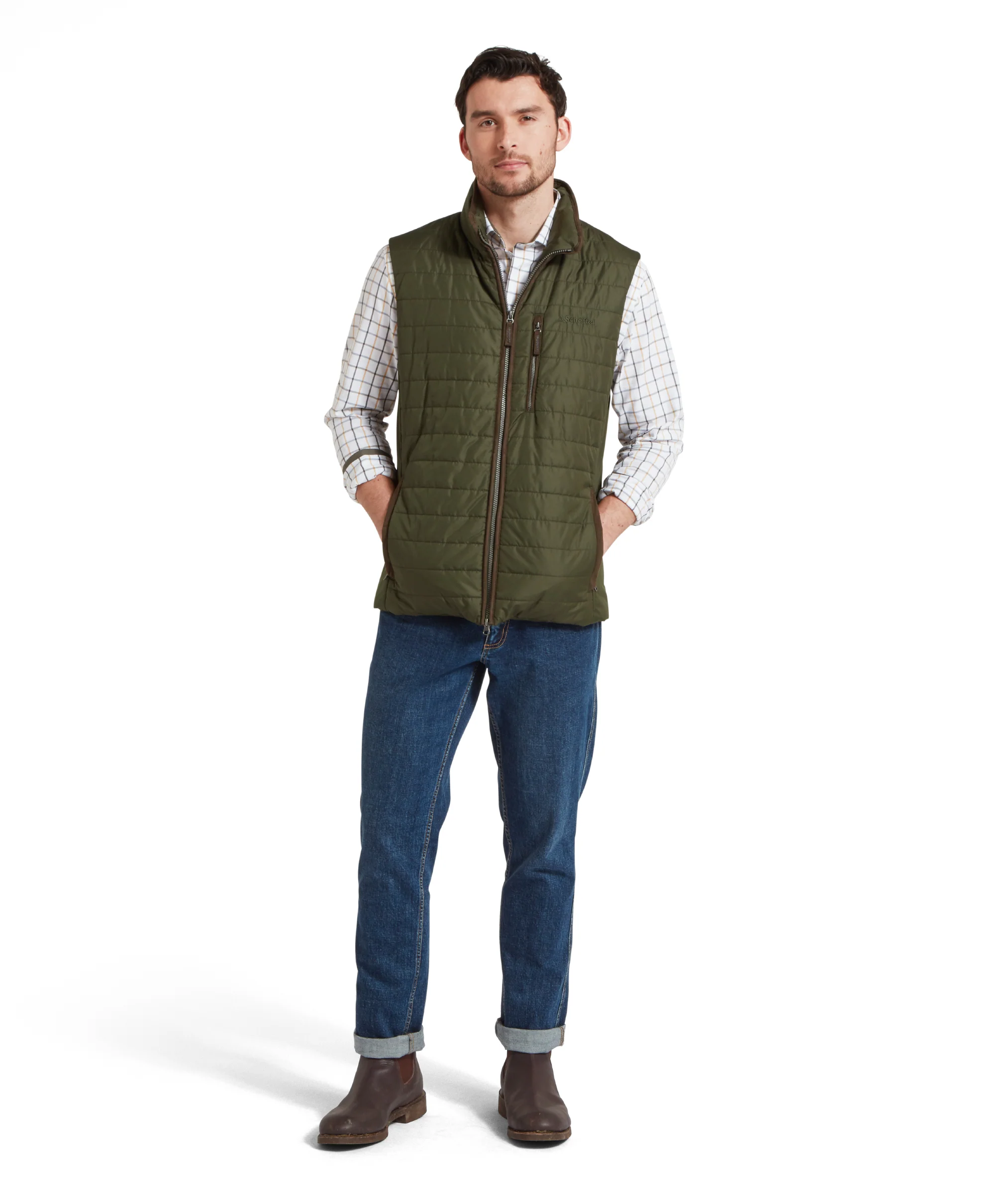 Brora Gilet - Forest - Image 3