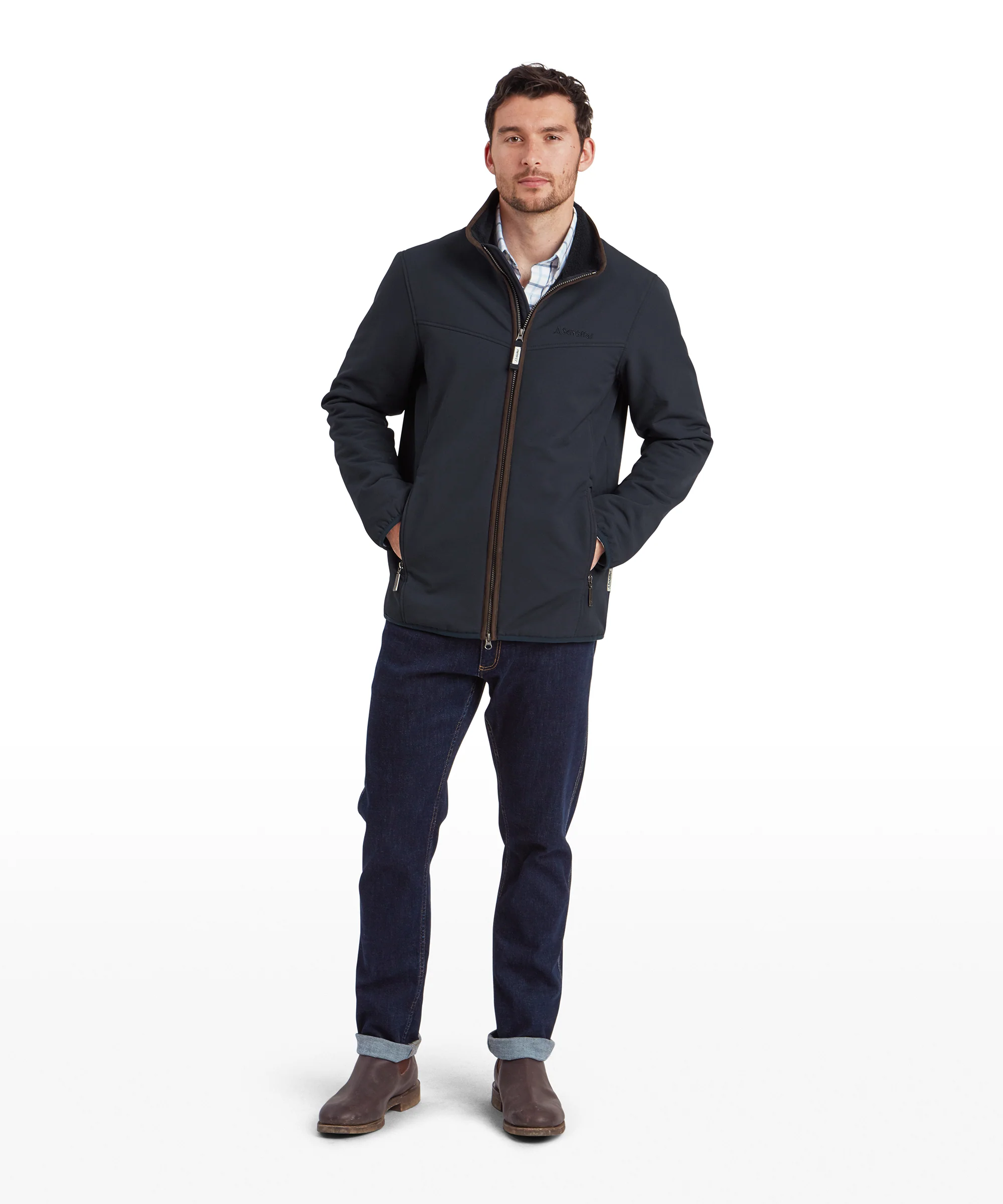 Burrough Jacket - Navy - Image 3