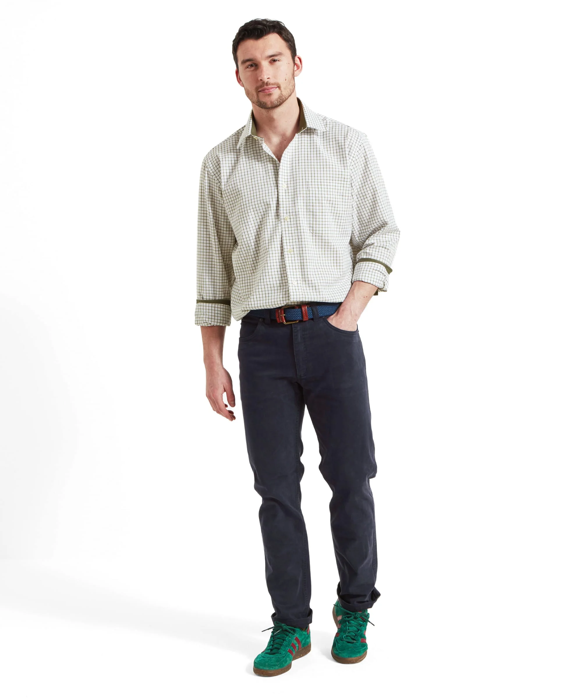 Cambridge Classic Shirt - Olive - Image 3