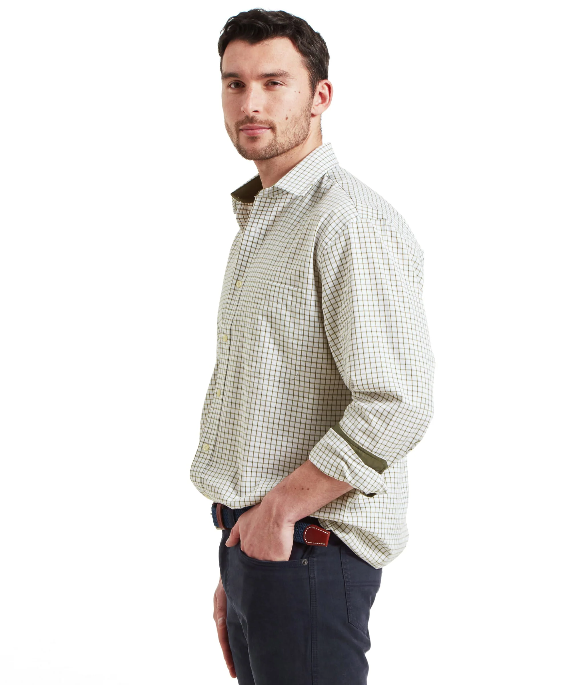 Cambridge Classic Shirt - Olive - Image 4