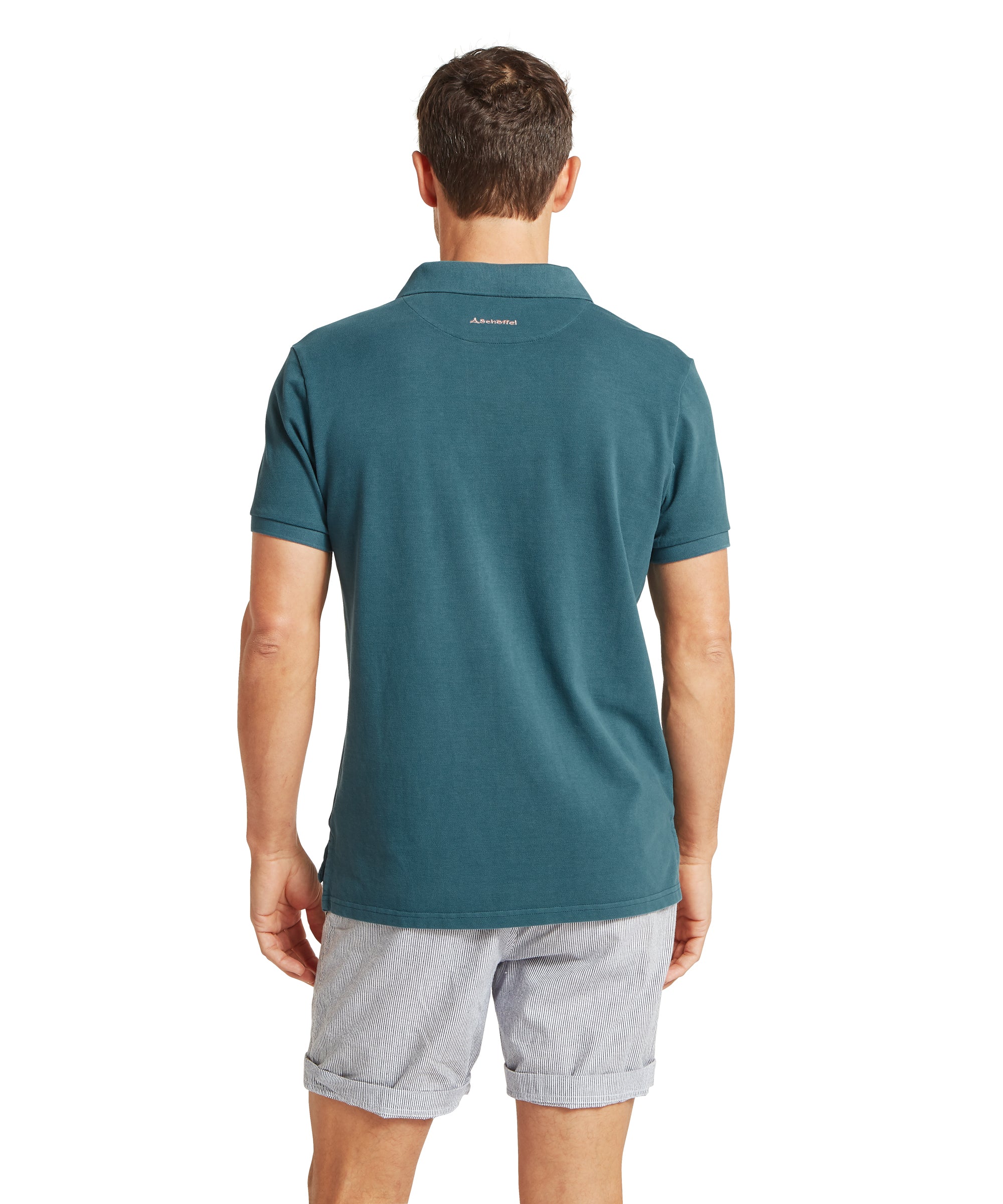 St Ives Garment Dyed Polo Shirt - Deep Ocean Blue - Image 5