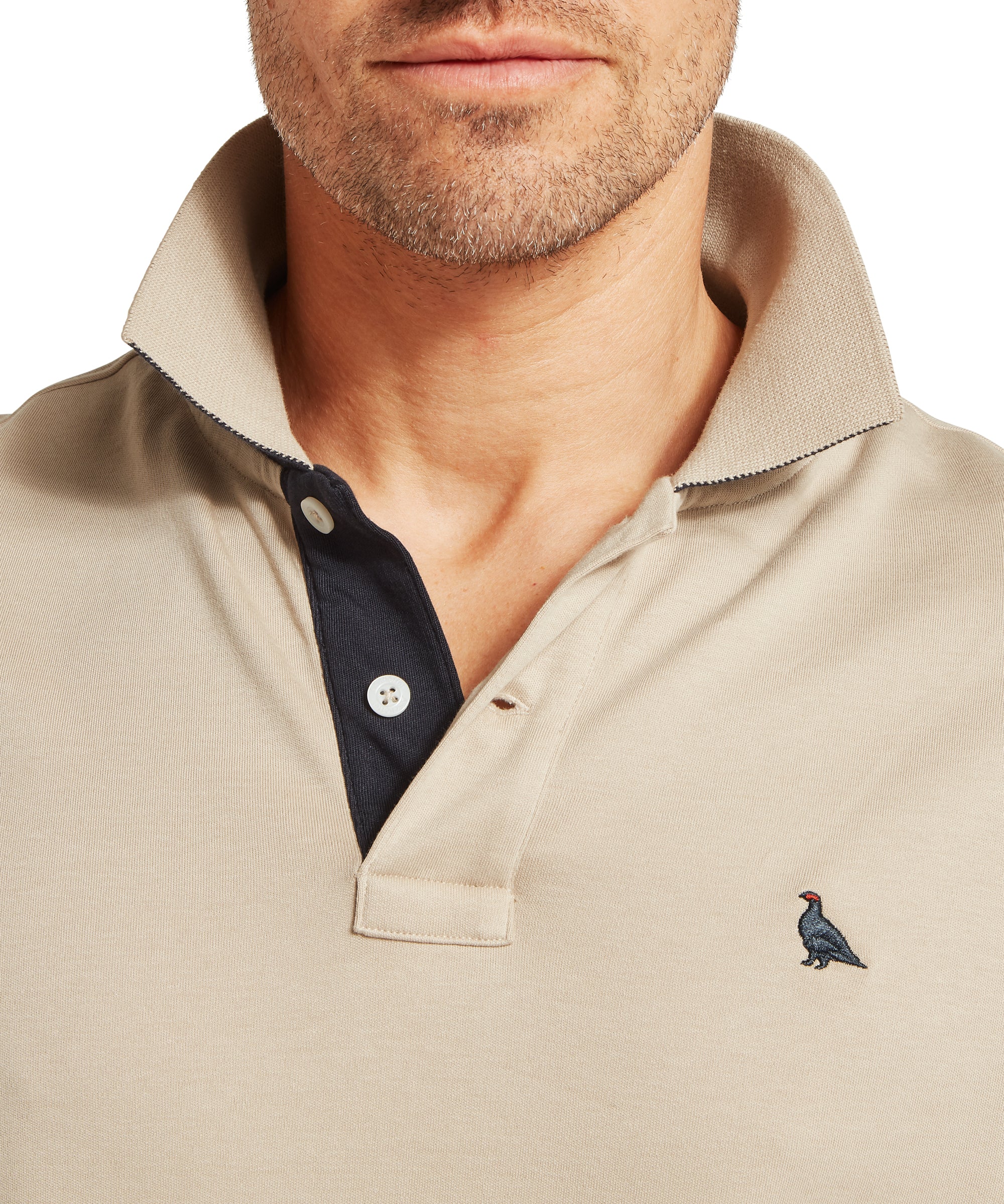 St Ives Jersey Polo Shirt - Cobblestone - Image 7