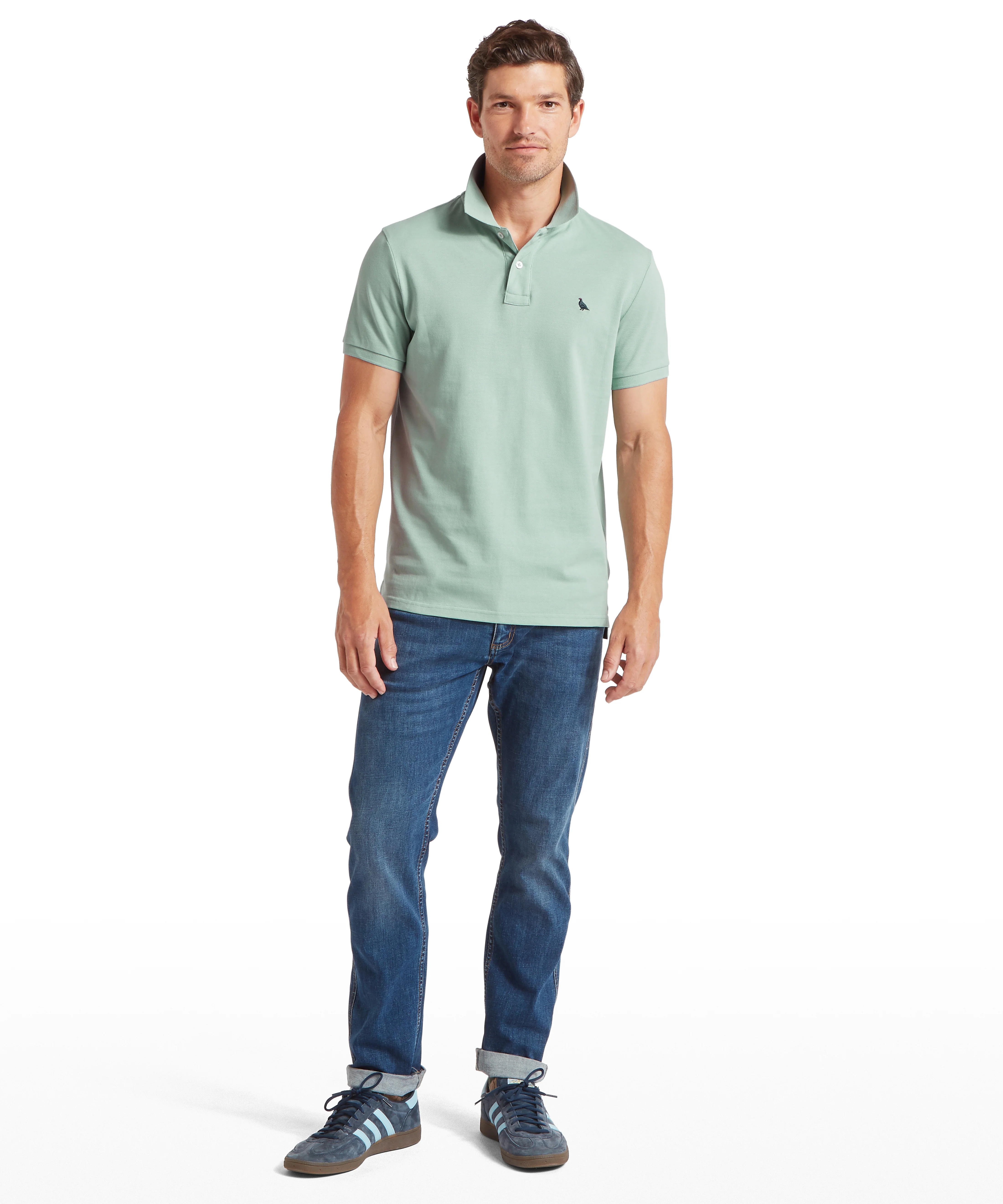 St Ives Polo Shirt - Surf Blue - Image 3