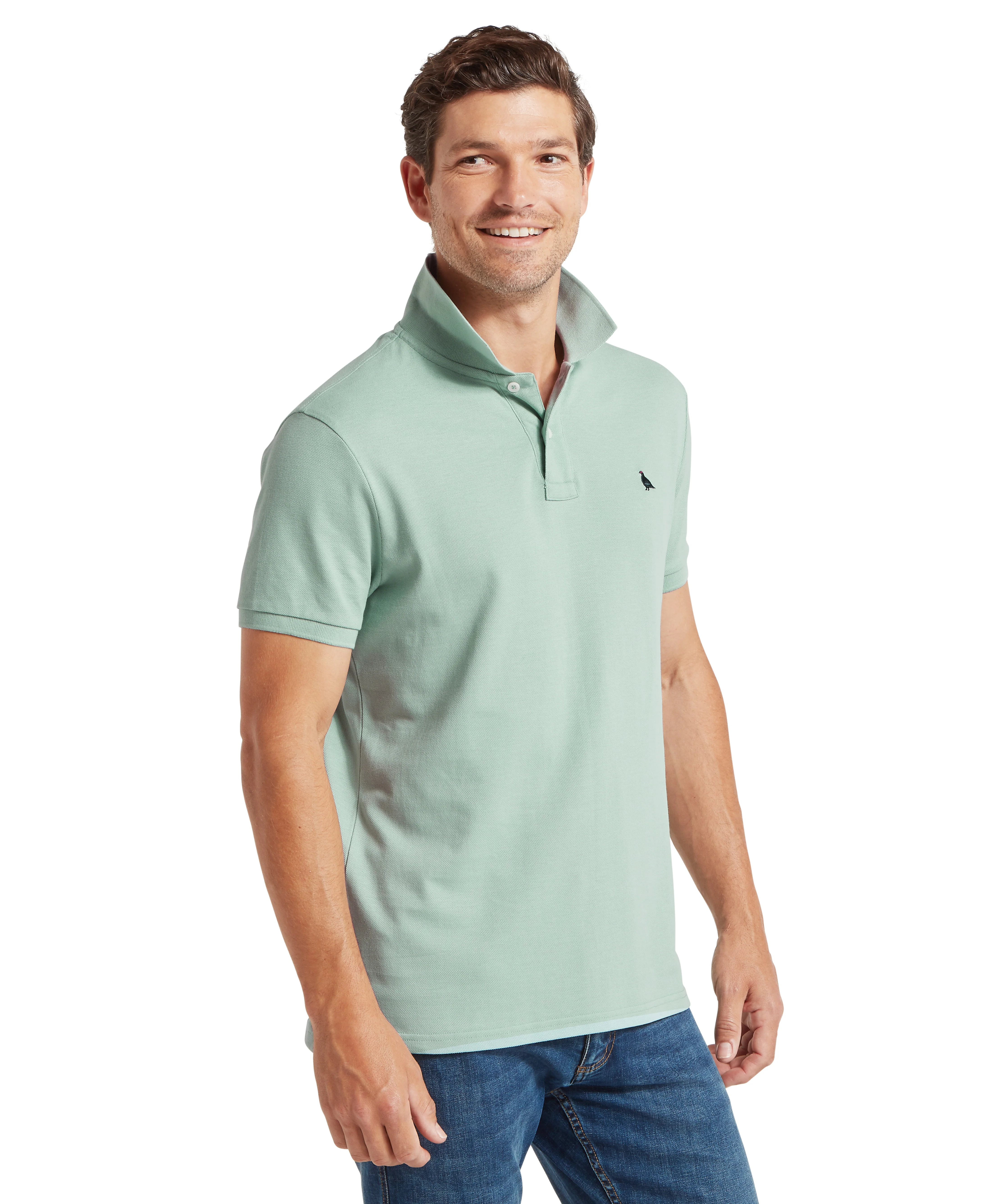 St Ives Polo Shirt - Surf Blue - Image 4