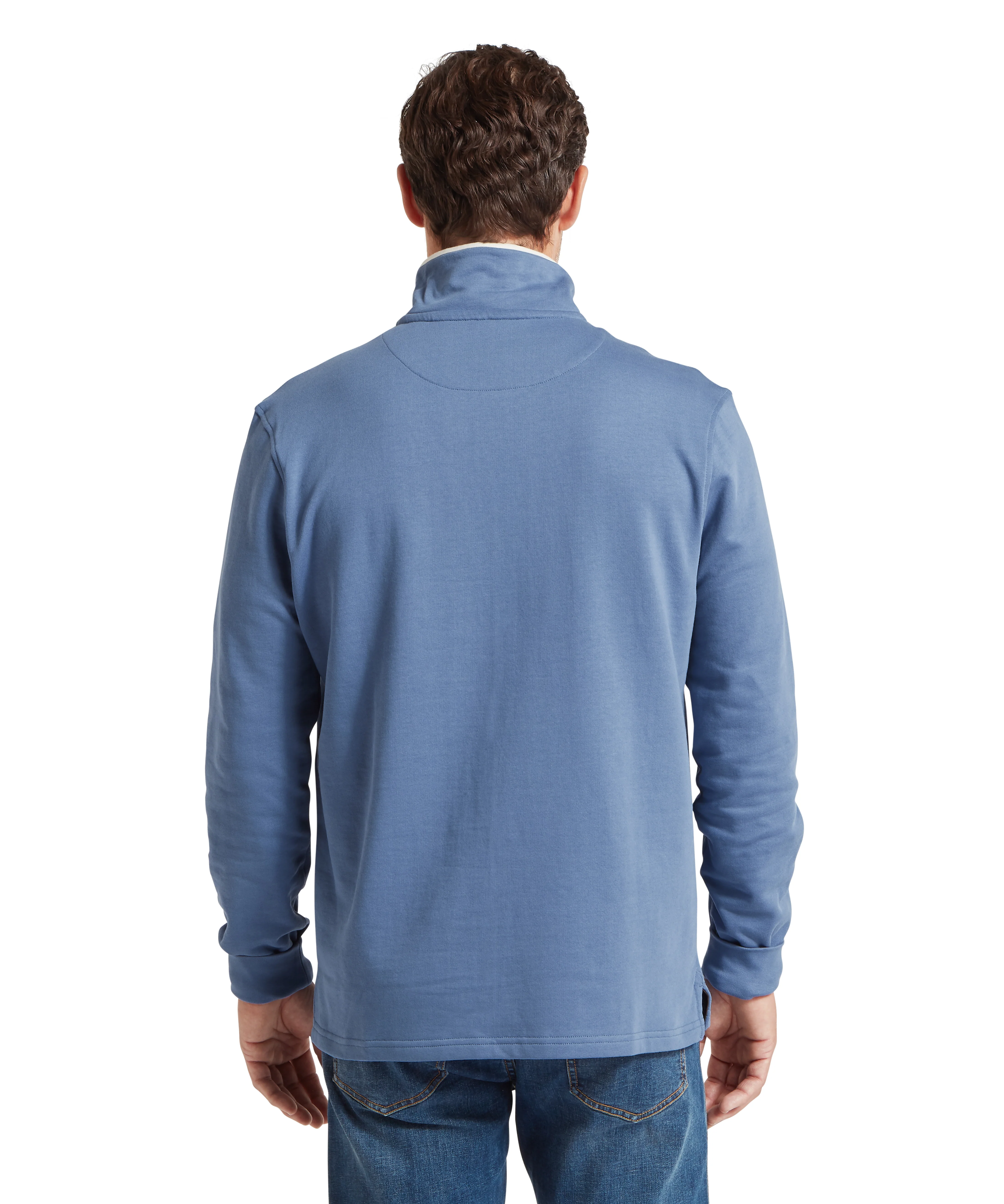 Trencrom Quarter Zip - Vintage Indigo/Stone - Image 5