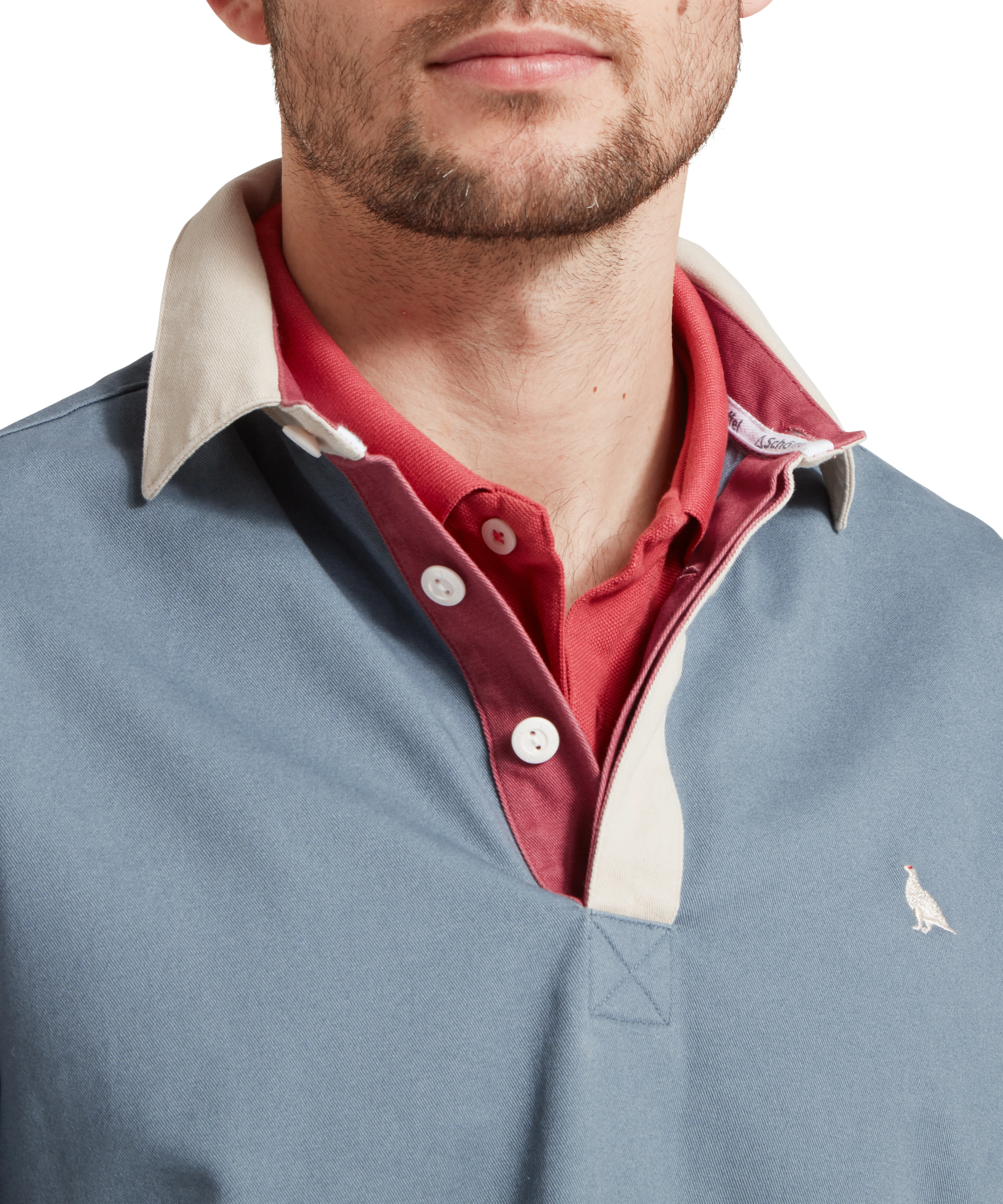 Truro Deck Shirt - Dark Pigeon Blue - Image 6