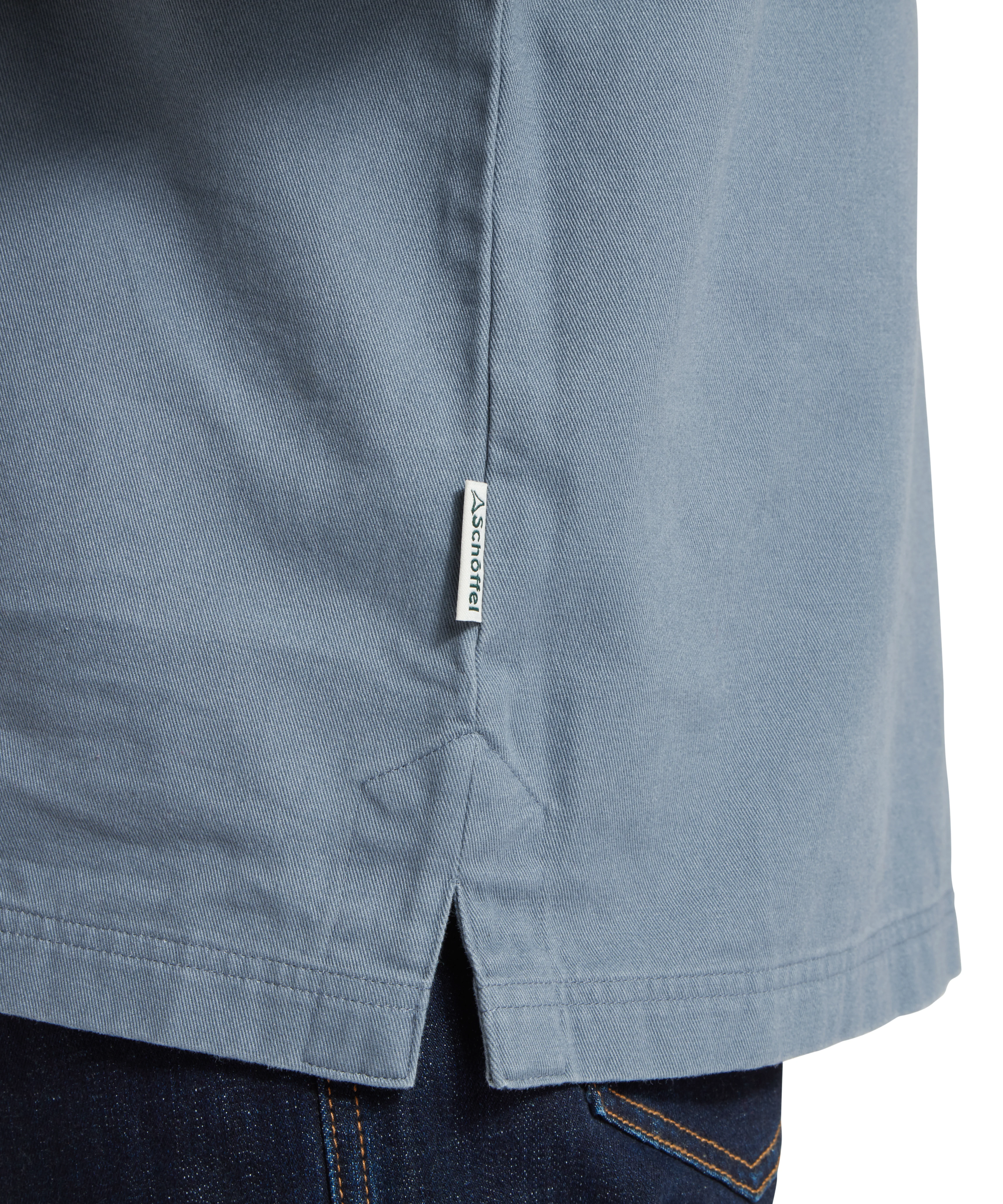 Truro Deck Shirt - Dark Pigeon Blue - Image 7