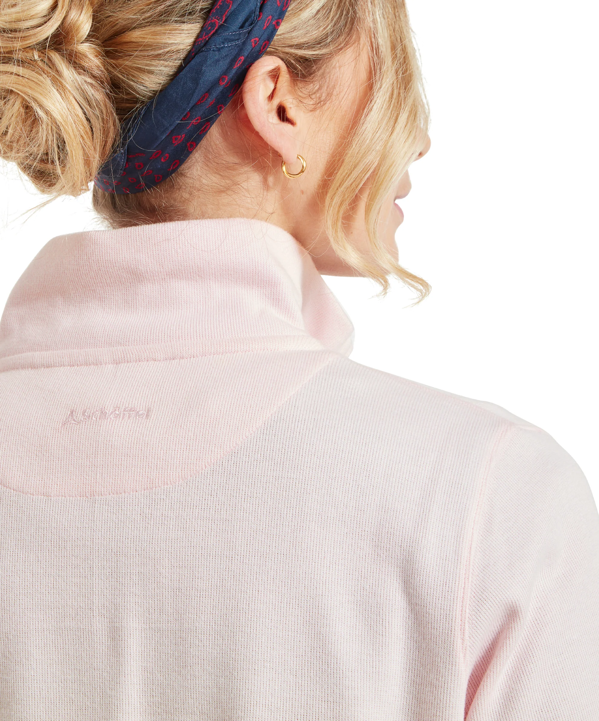 Appletree Bay Quarter Zip - Pale Pink - Image 6