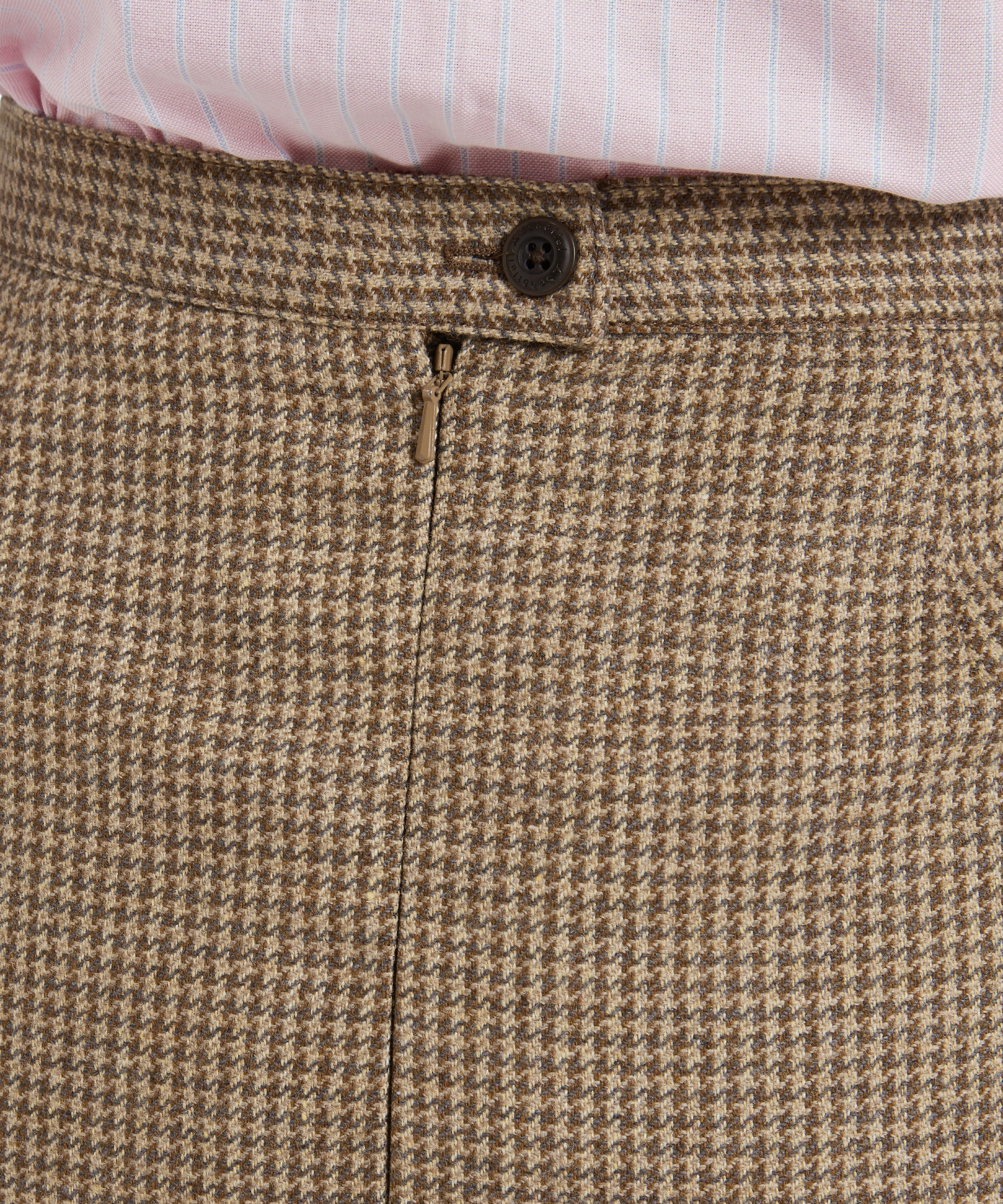 Beauly Tweed Skirt - Houndstooth Tweed - Image 7