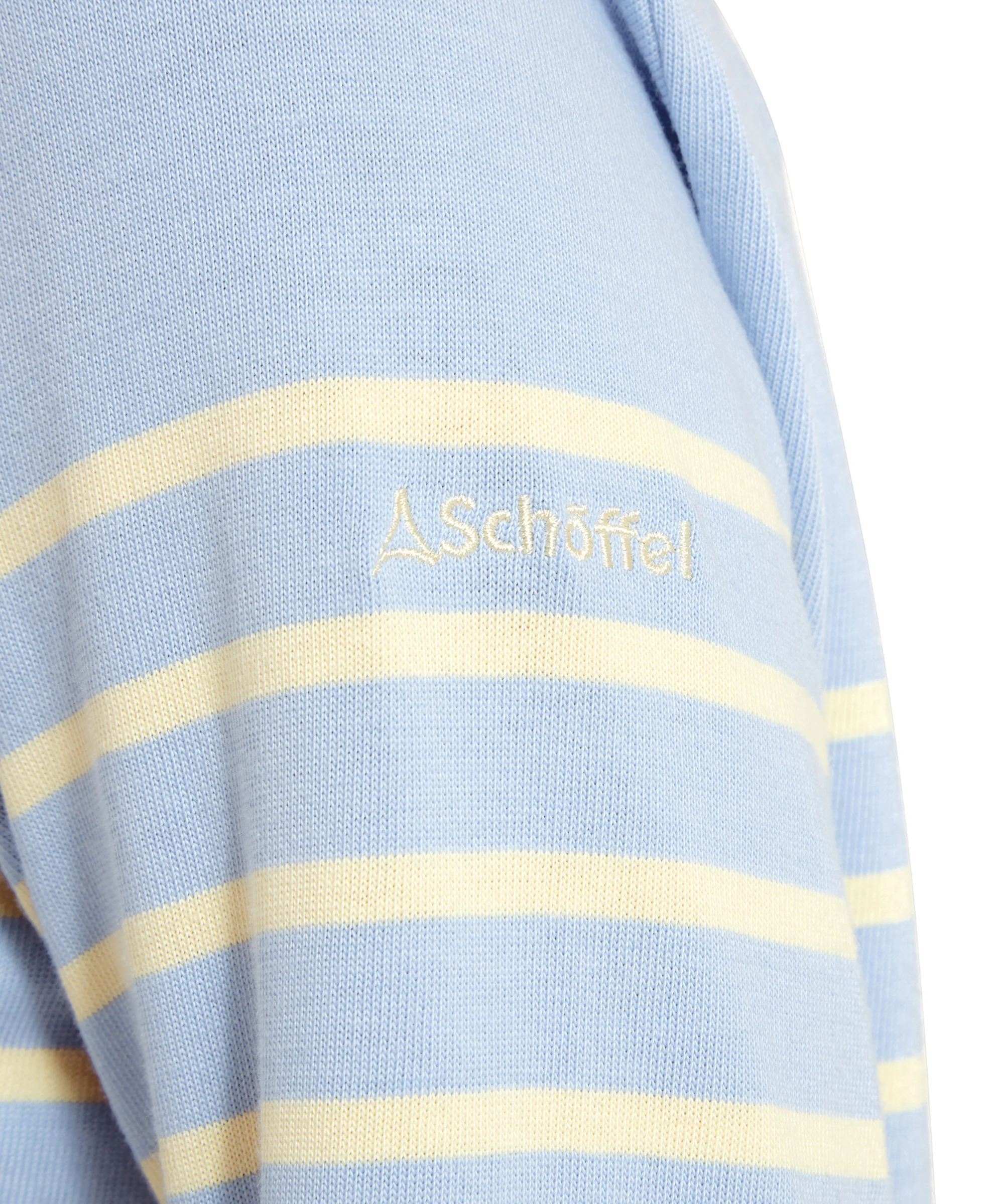 Beauport Top - Pale Blue/Lemon Stripe - Image 5