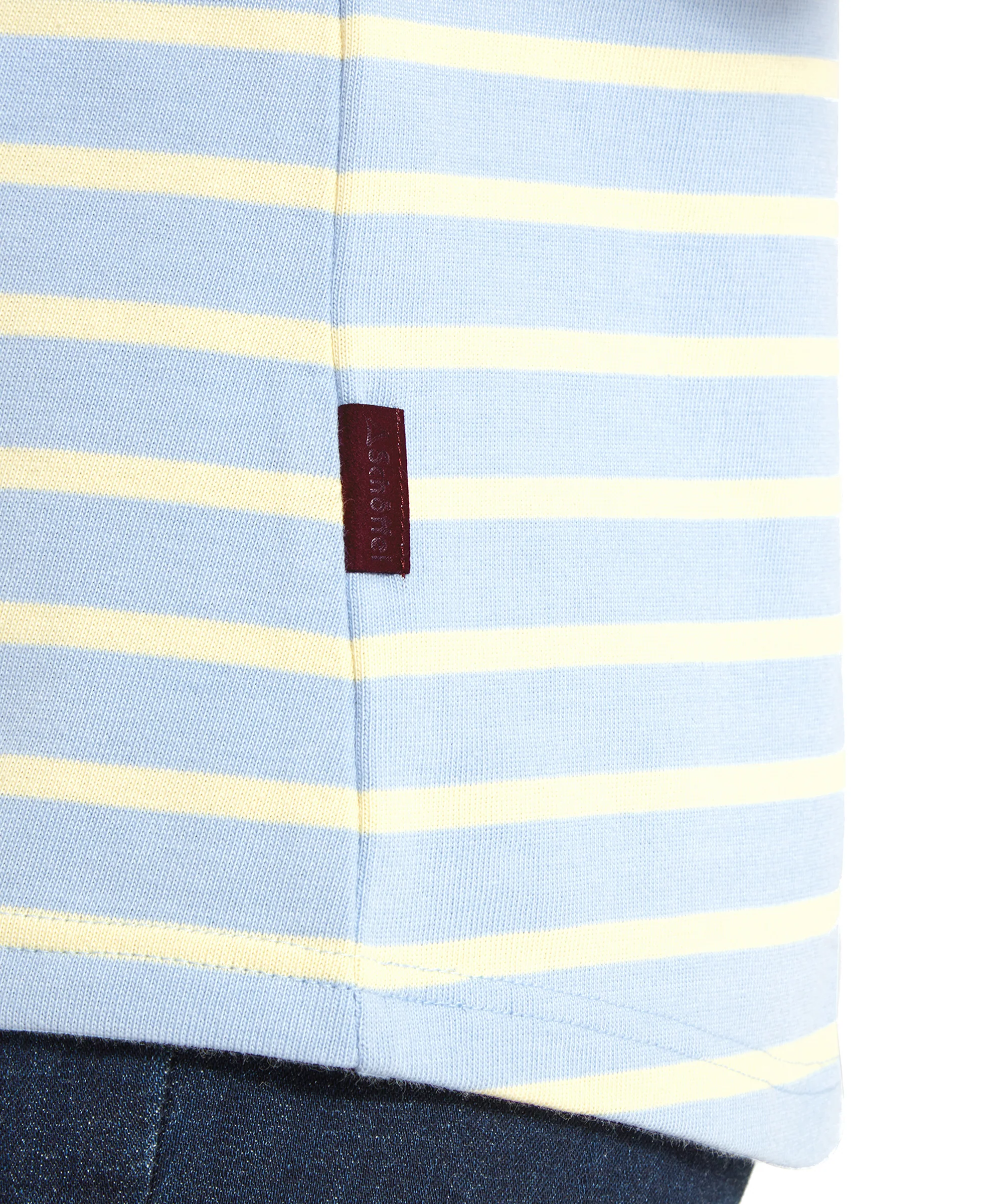 Beauport Top - Pale Blue/Lemon Stripe - Image 6
