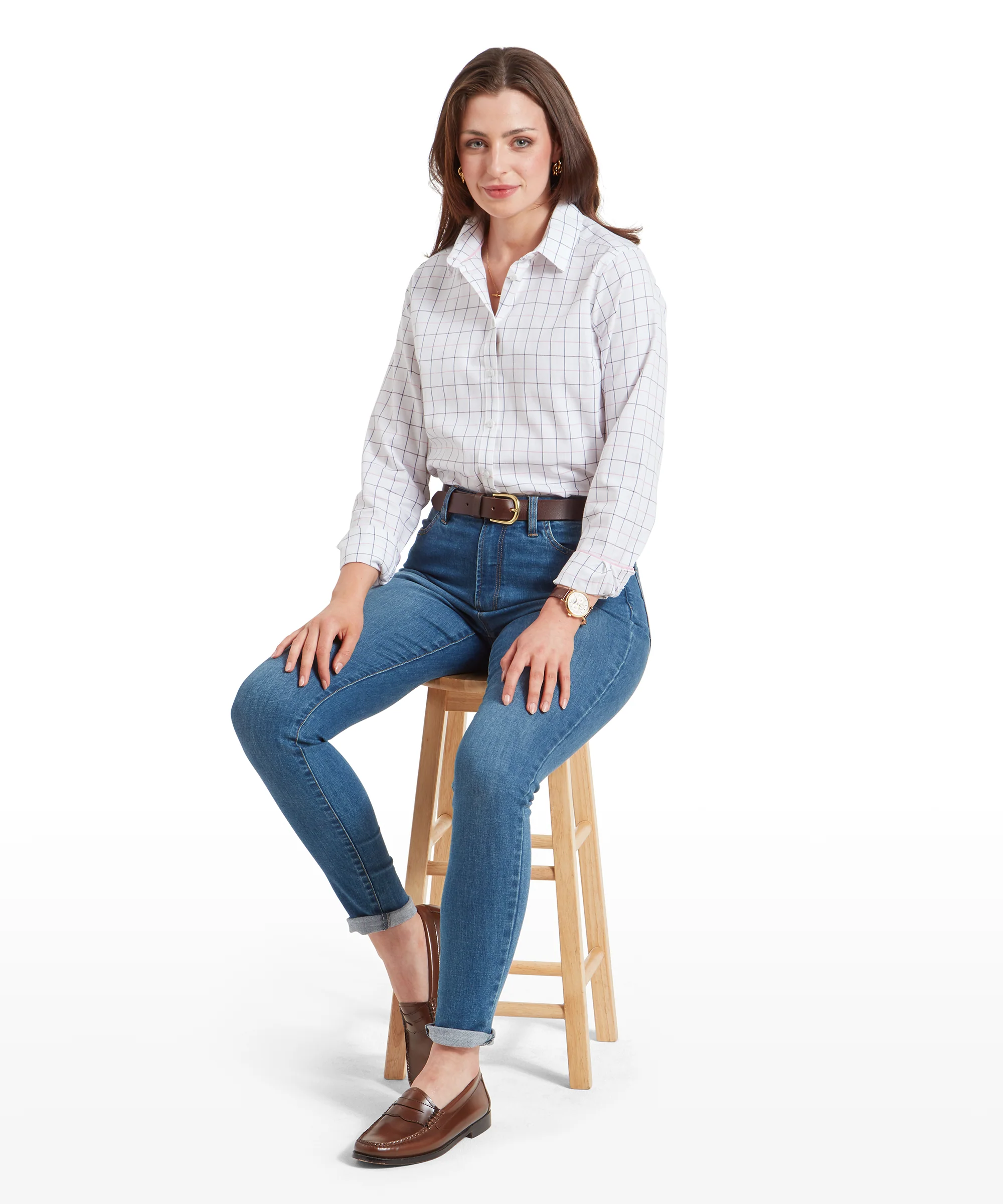 Blakeney Shirt - Vintage Navy Check - Image 4