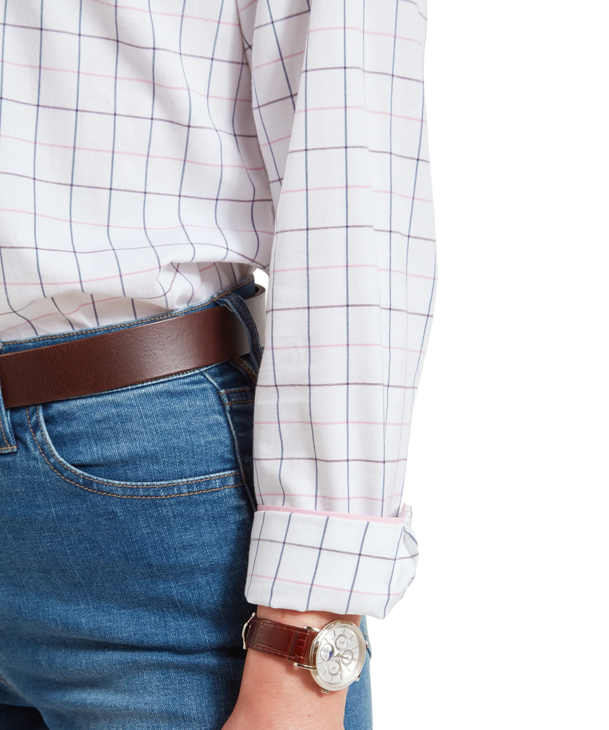 Blakeney Shirt - Vintage Navy Check - Image 7