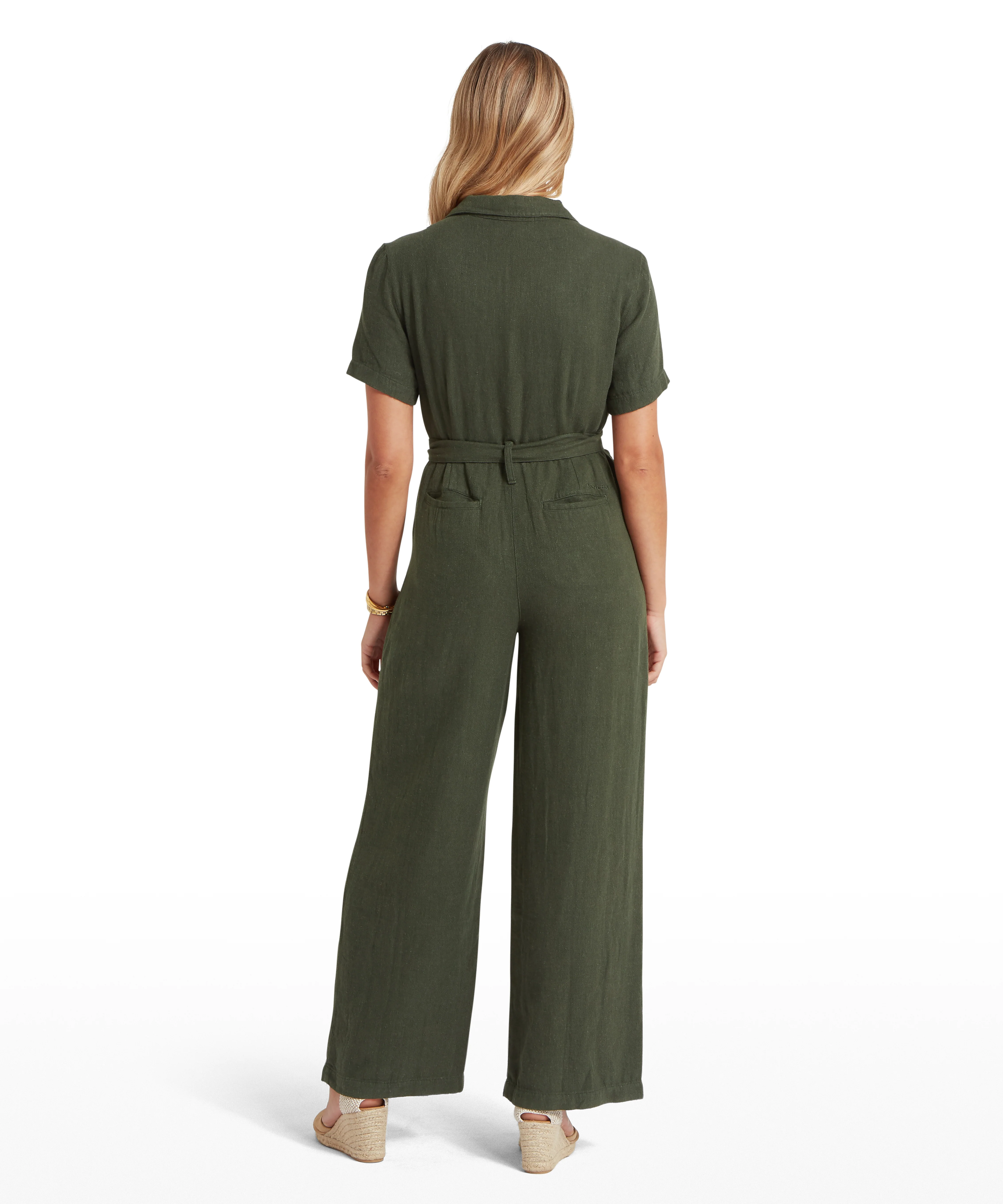 Daisy Jumpsuit - Beetle Green - Image 4