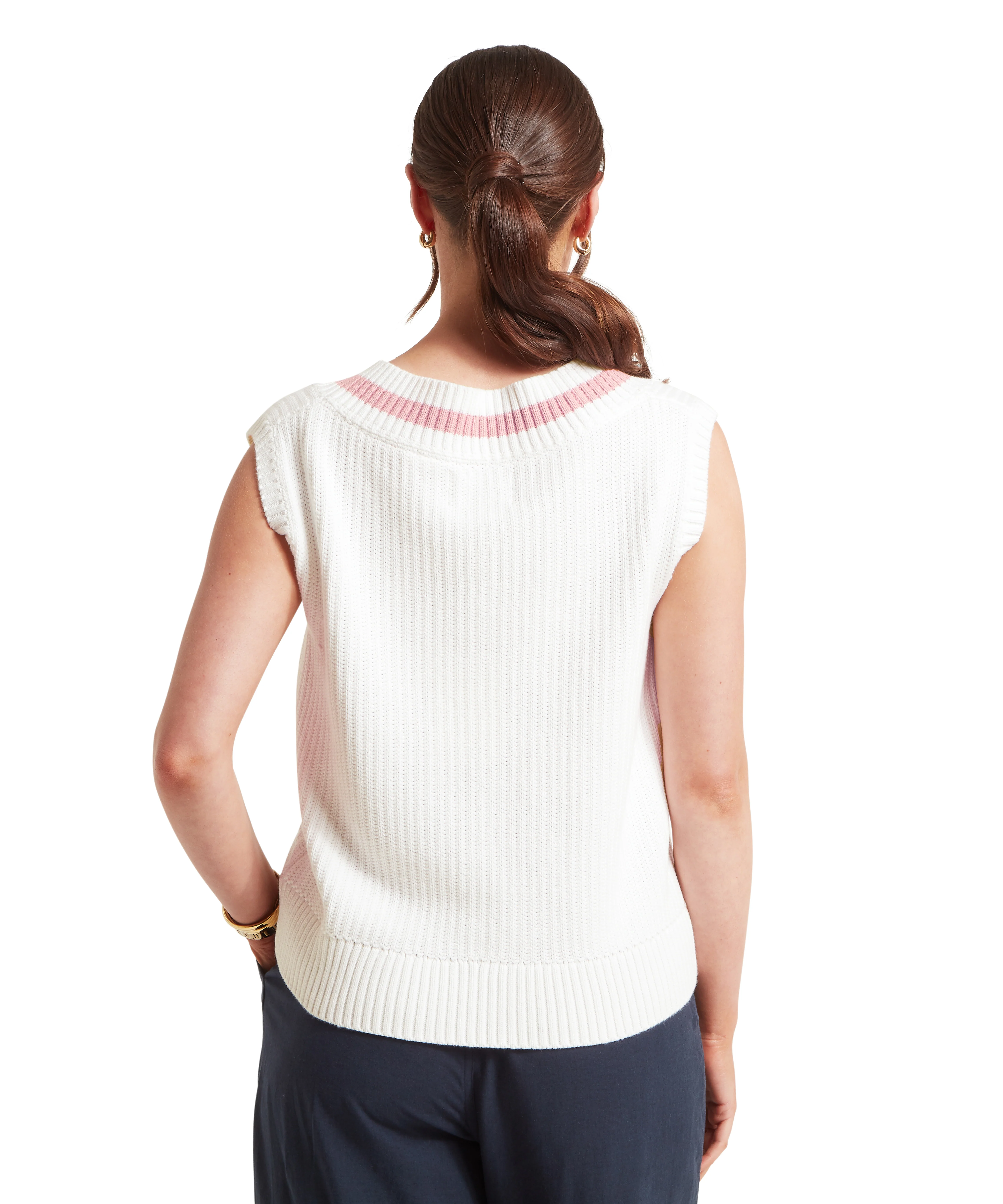 Hambledon Vest - Soft White/Blush - Image 5
