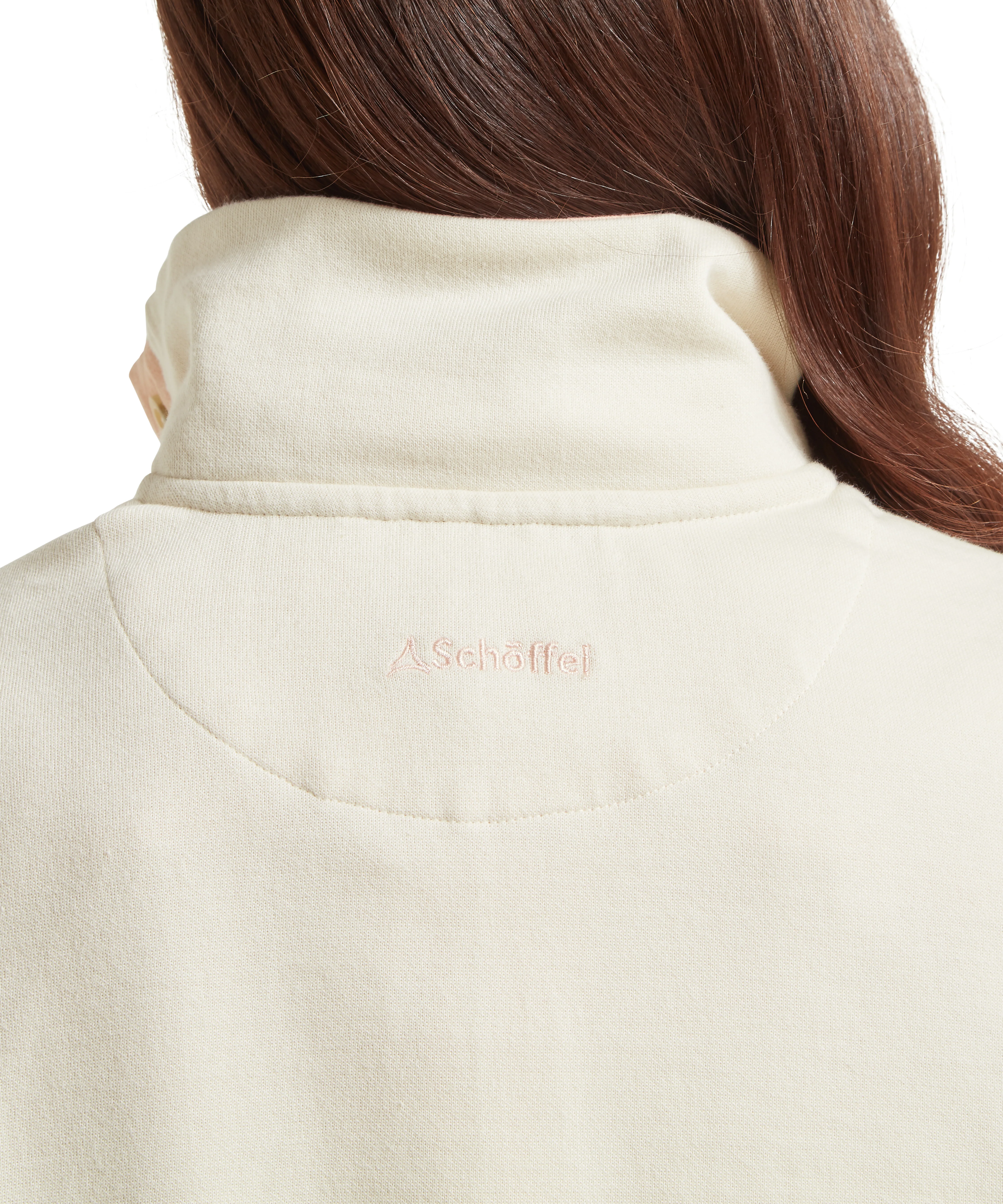 Sandown Sweatshirt - Pale Stone/Coral Peach Stripe - Image 7