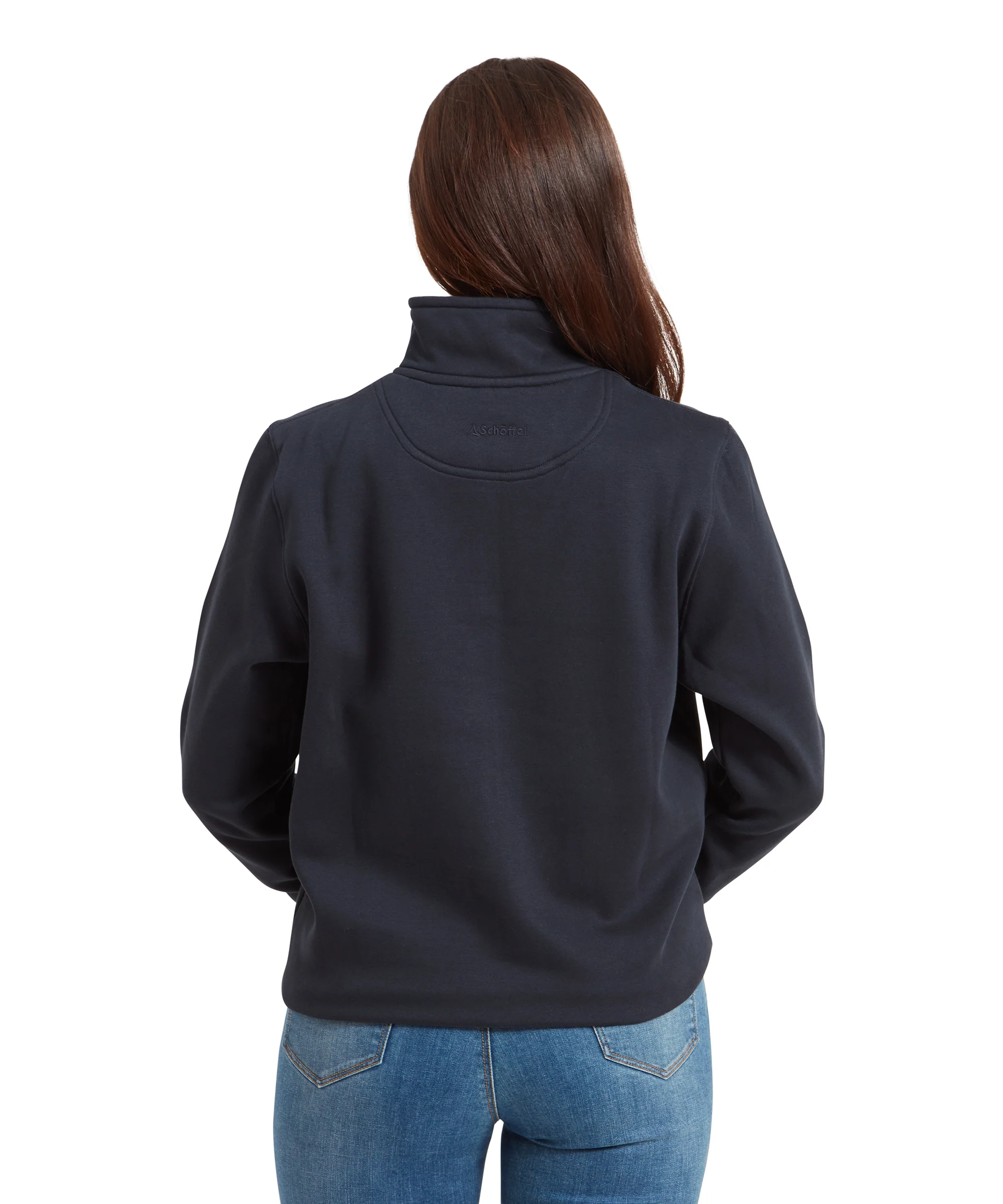 Sennen Cove Quarter Zip Sweatshirt - True Navy - Image 5